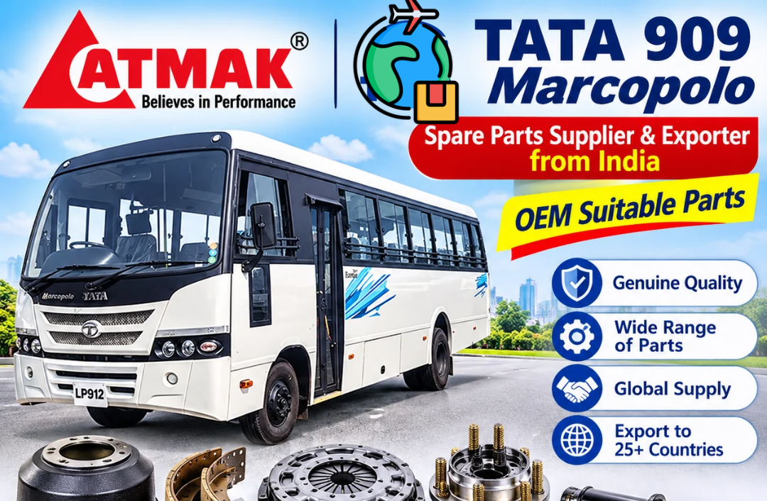 Tata 909 Marcopolo Spare Parts Supplier & Exporter from India – ATMAK Auto Parts                        